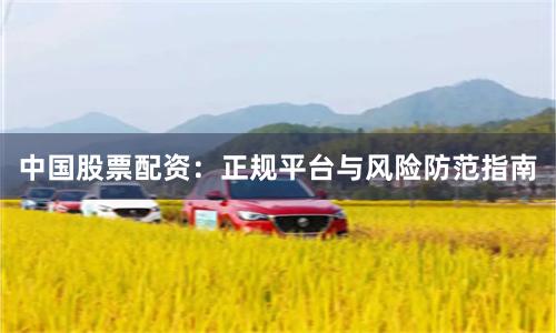 中国股票配资:正规平台与风险防范指南